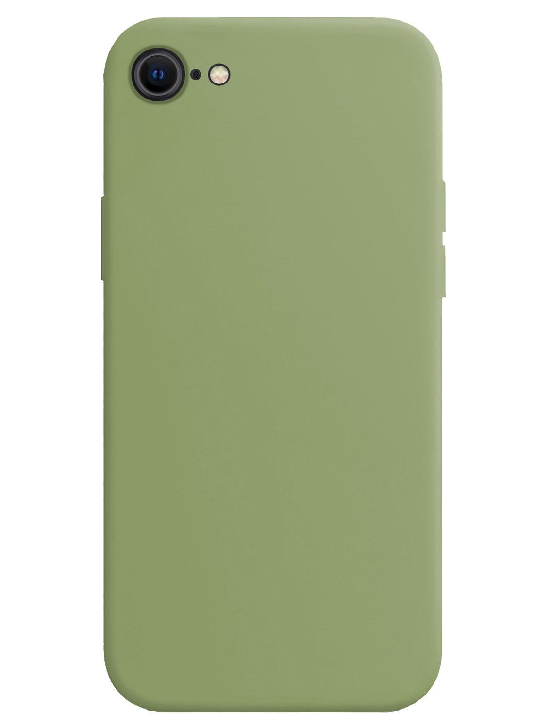 NoXx Hoes Geschikt voor iPhone SE 2022 Hoesje Cover Siliconen Back Case Hoes - Groen