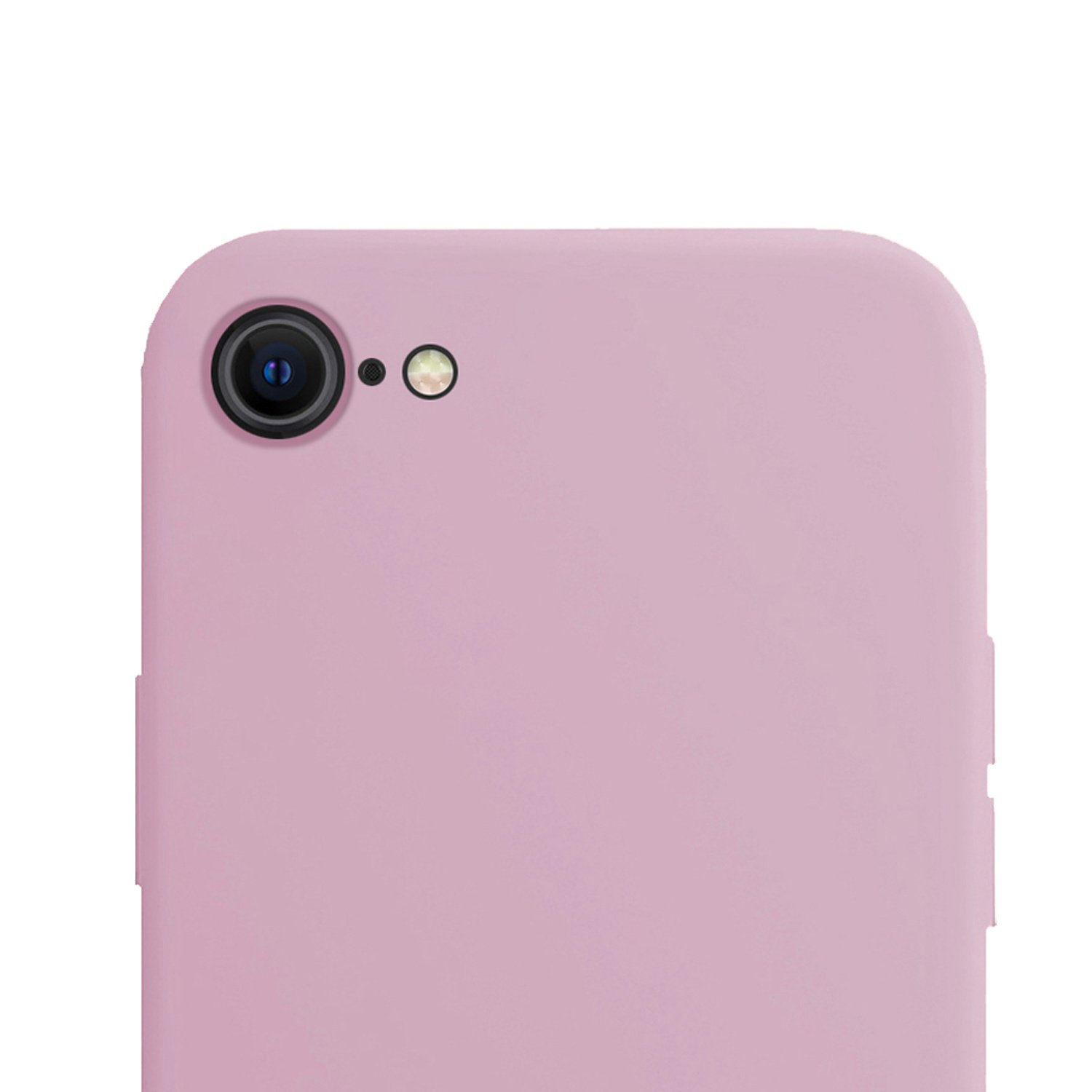 NoXx Hoes Geschikt voor iPhone SE 2022 Hoesje Cover Siliconen Back Case Hoes - Lila