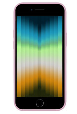 NoXx Hoes Geschikt voor iPhone SE 2022 Hoesje Cover Siliconen Back Case Hoes - Lila