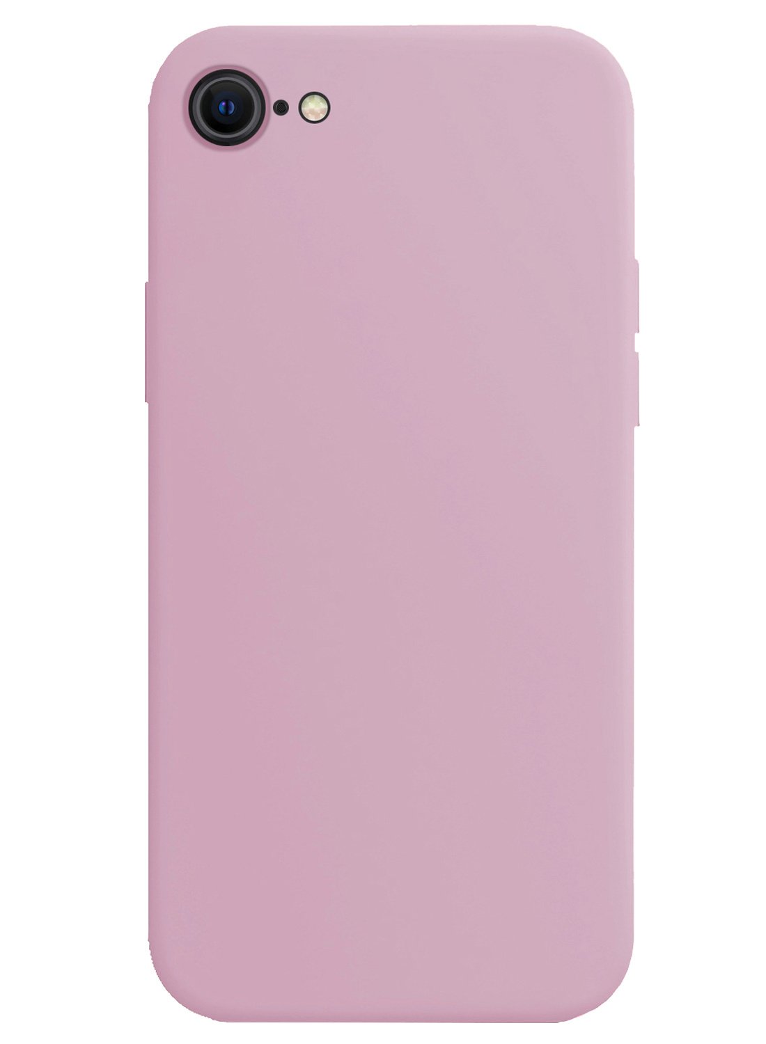 NoXx Hoes Geschikt voor iPhone SE 2022 Hoesje Cover Siliconen Back Case Hoes - Lila