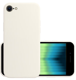 NoXx NoXx iPhone SE 2022 Hoesje Siliconen - Wit