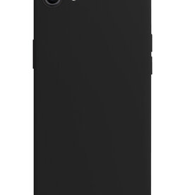 Nomfy Nomfy iPhone SE 2022 Hoesje Siliconen - Zwart