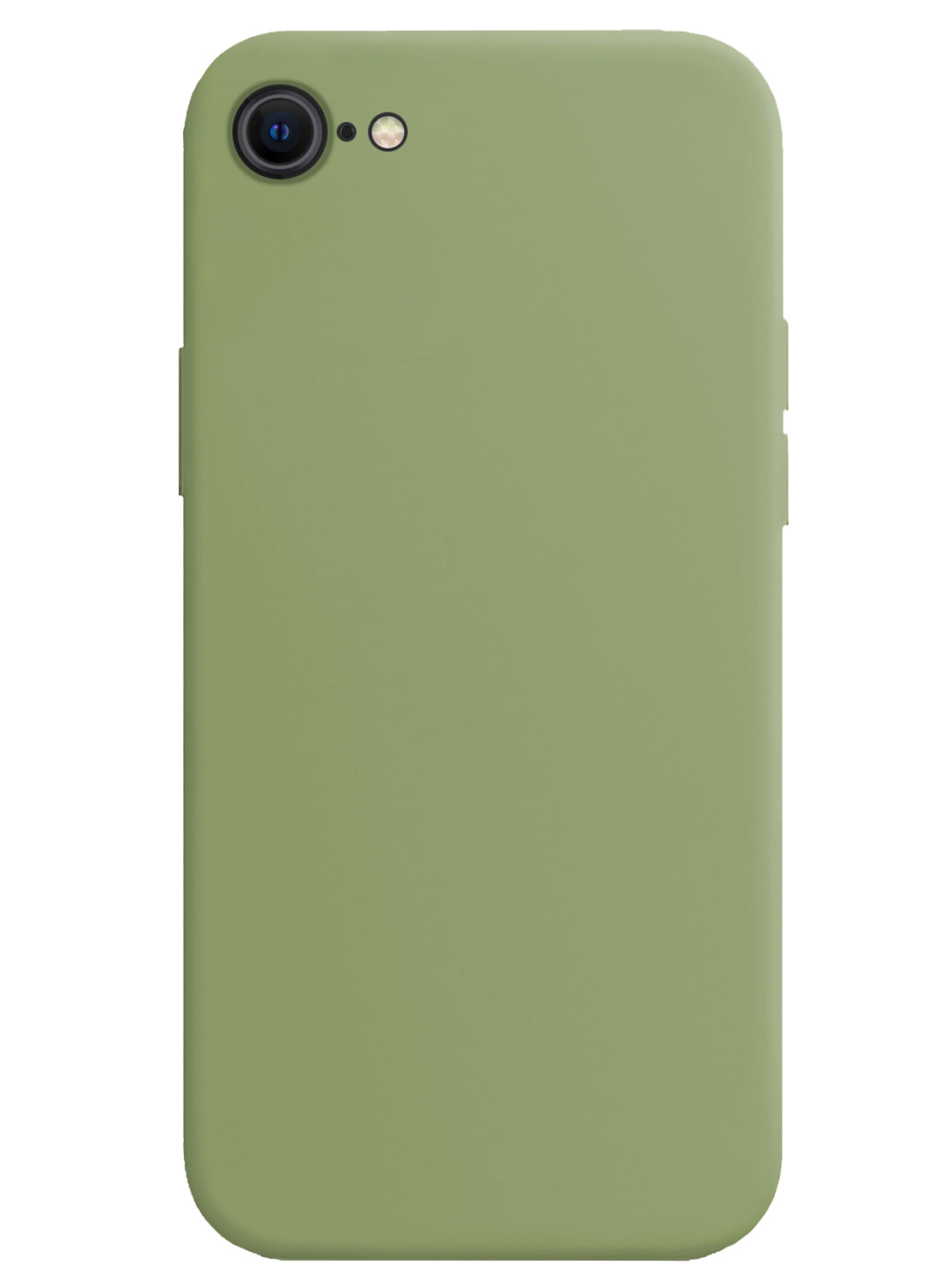 NoXx Hoes Geschikt voor iPhone SE 2022 Hoesje Cover Siliconen Back Case Hoes - Groen - 2x