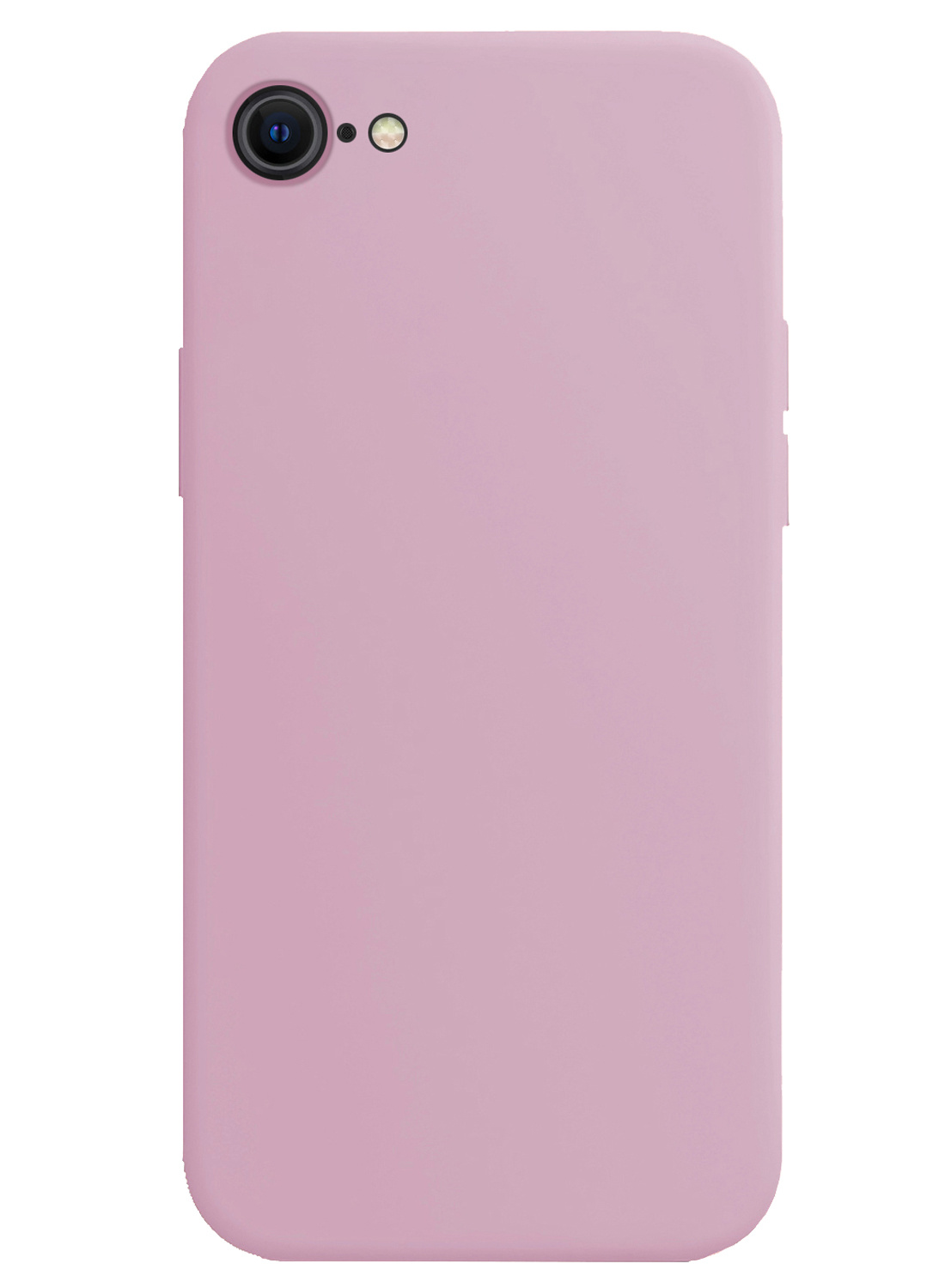 NoXx Hoes Geschikt voor iPhone SE 2022 Hoesje Cover Siliconen Back Case Hoes - Lila - 2x