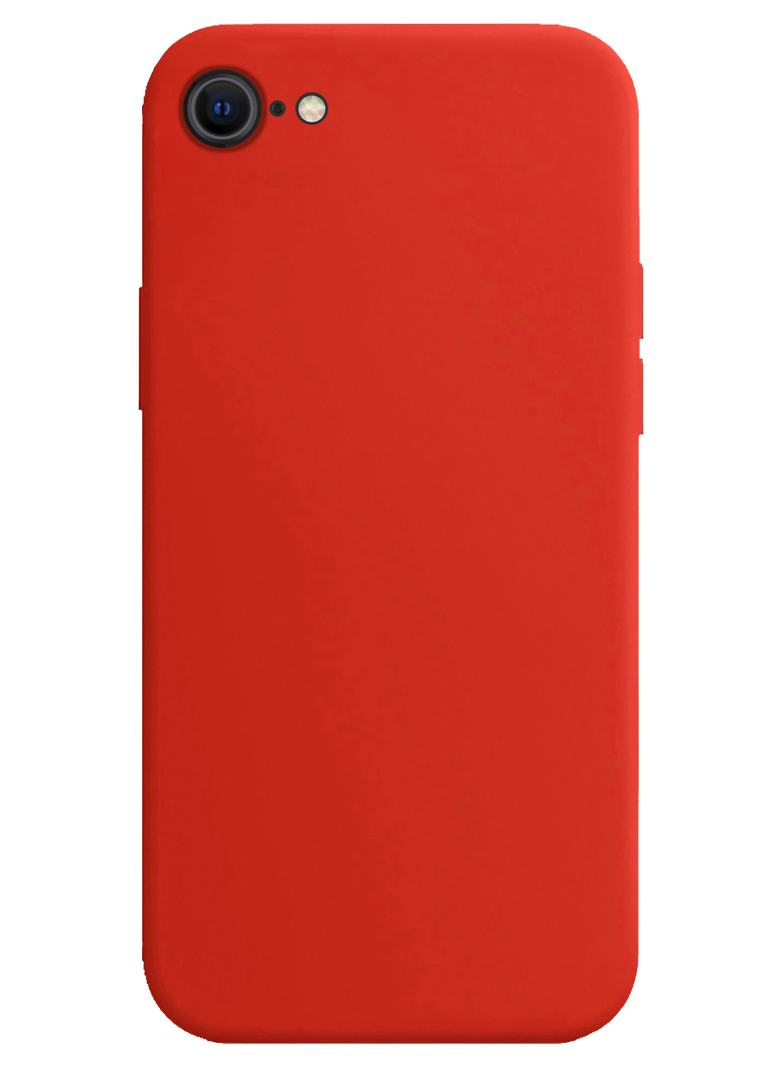 Nomfy Hoesje Geschikt voor iPhone SE 2022 Hoesje Siliconen Cover Case - Hoes Geschikt voor iPhone SE (2022) Hoes Back Case - Rood