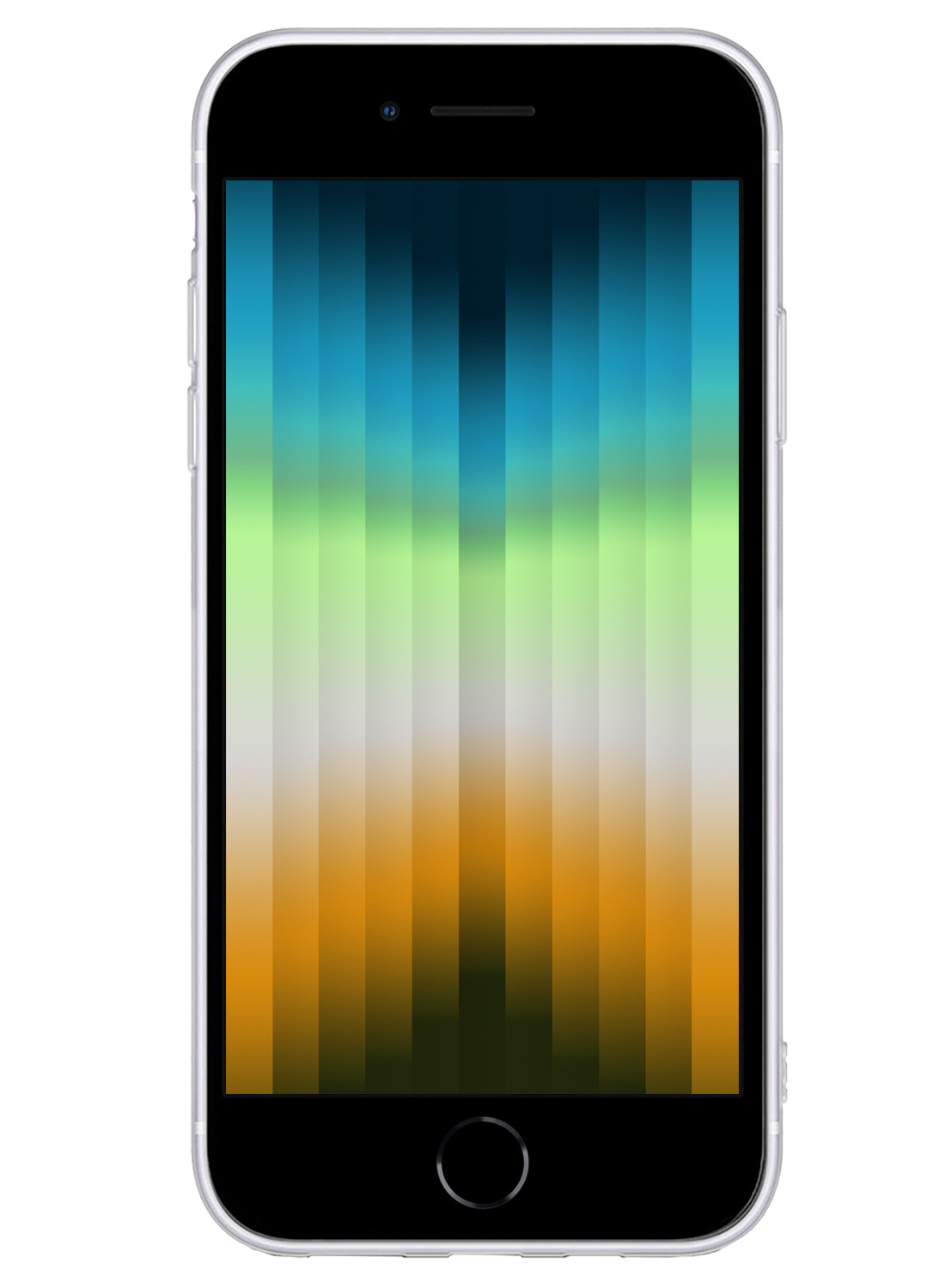 NoXx Hoes Geschikt voor iPhone SE 2022 Hoesje Cover Siliconen Back Case Hoes - Transparant - 2x