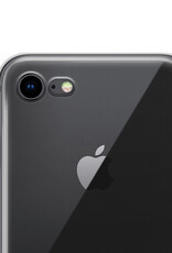 NoXx Hoes Geschikt voor iPhone SE 2022 Hoesje Cover Siliconen Back Case Hoes - Transparant - 2x