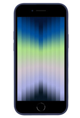 Nomfy Hoesje Geschikt voor iPhone SE 2022 Hoesje Siliconen Cover Case - Hoes Geschikt voor iPhone SE (2022) Hoes Back Case - Donkerblauw