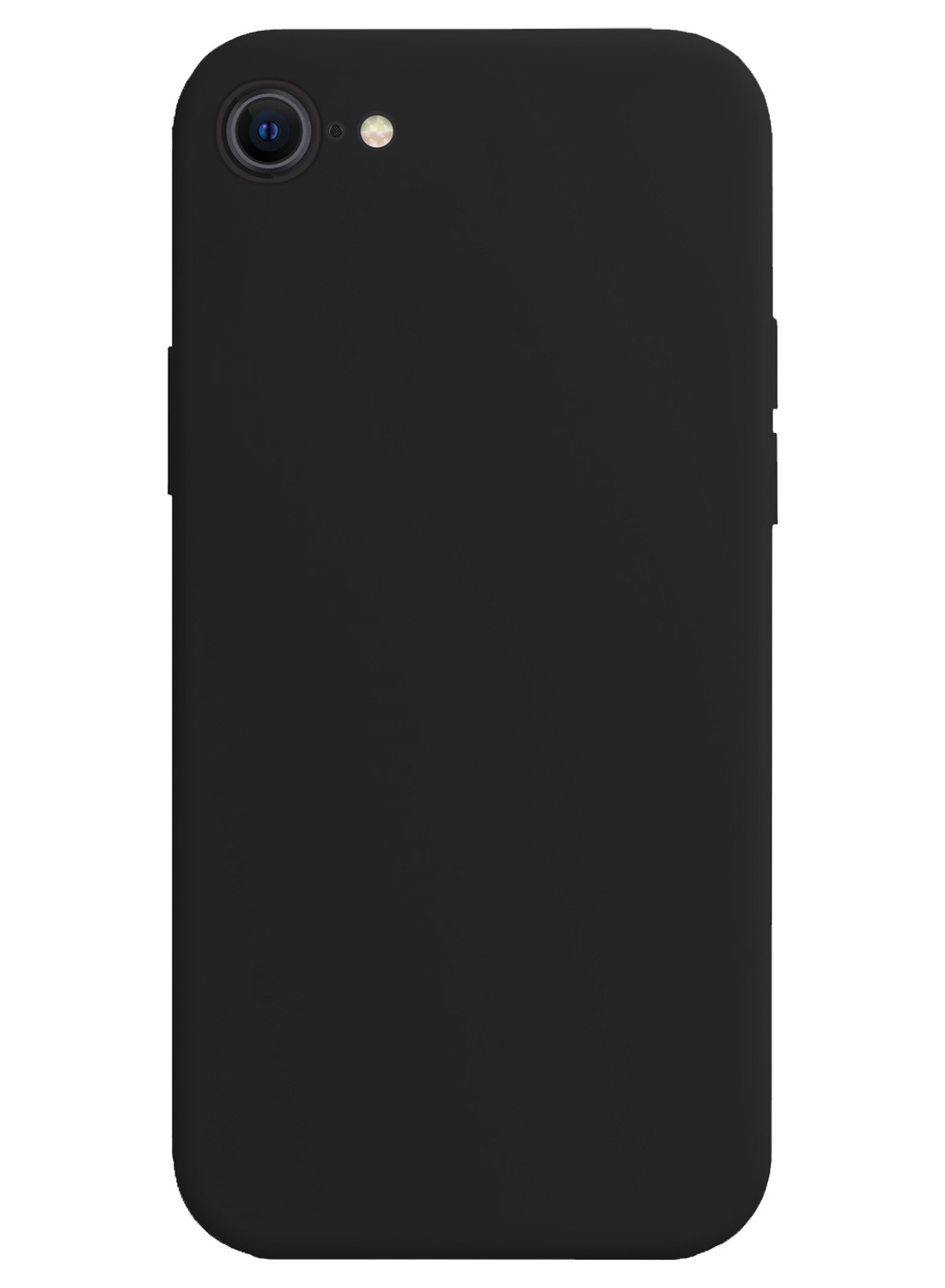 Nomfy Hoesje Geschikt voor iPhone SE 2022 Hoesje Siliconen Cover Case - Hoes Geschikt voor iPhone SE (2022) Hoes Back Case - 2-PACK - Zwart