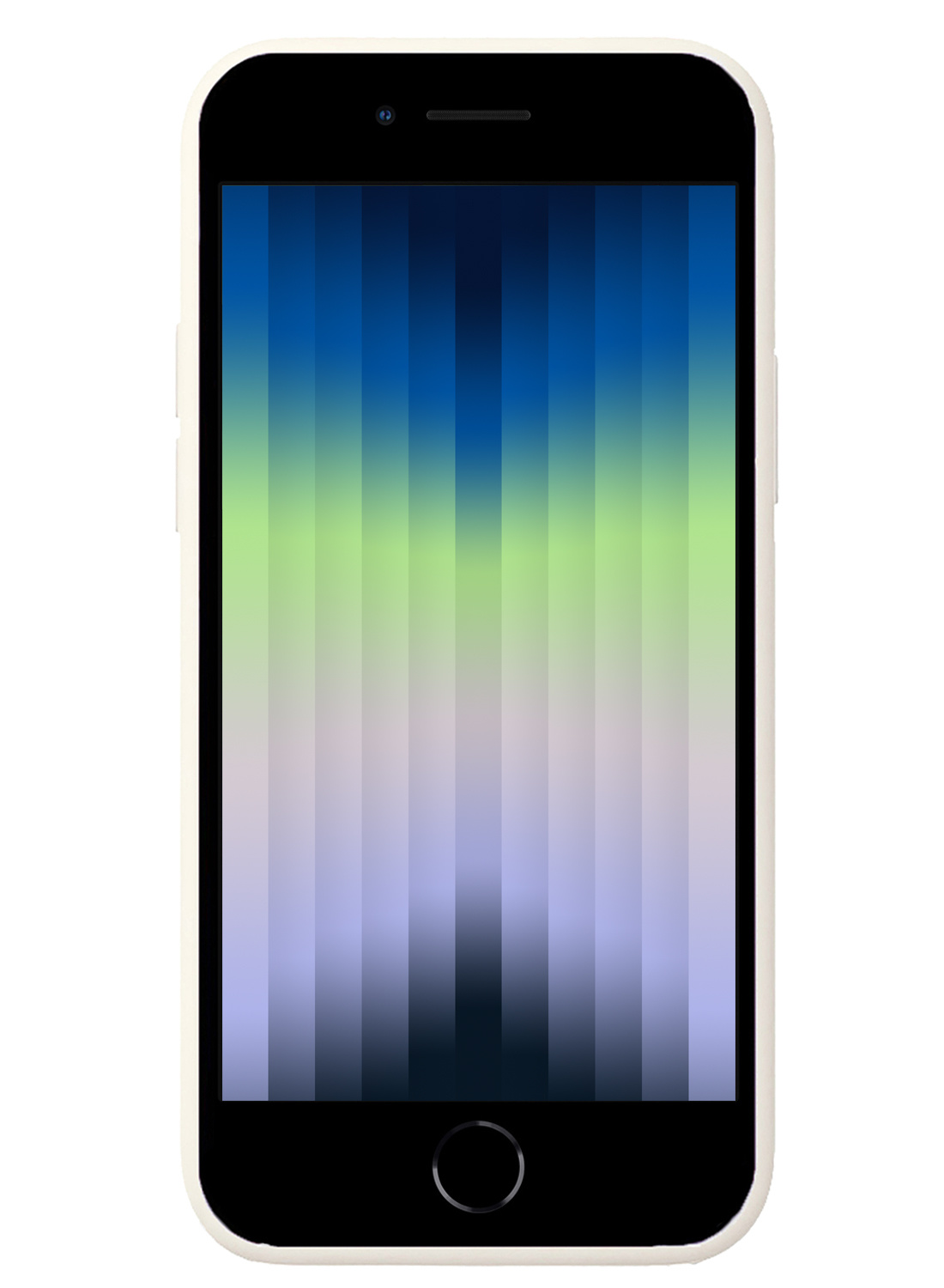 Nomfy Hoesje Geschikt voor iPhone SE 2022 Hoesje Siliconen Cover Case - Hoes Geschikt voor iPhone SE (2022) Hoes Back Case - 2-PACK - Wit