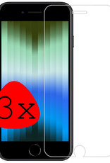 BASEY. Screenprotector Geschikt voor iPhone SE 2022 Screenprotector Tempered Glass - Screenprotector Geschikt voor iPhone SE (2022) Beschermglas Screen Protector Glas - 3 Stuks