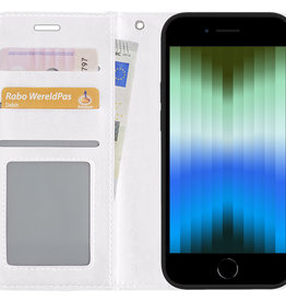 BASEY. BASEY. iPhone SE 2022 Hoesje Bookcase - Wit