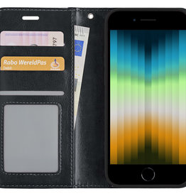 NoXx NoXx iPhone SE 2022 Hoesje Bookcase - Zwart