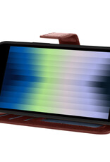 Nomfy Hoesje Geschikt voor iPhone SE 2022 Hoes Bookcase Flipcase Book Cover - Hoes Geschikt voor iPhone SE (2022) Hoesje Book Case - Bruin