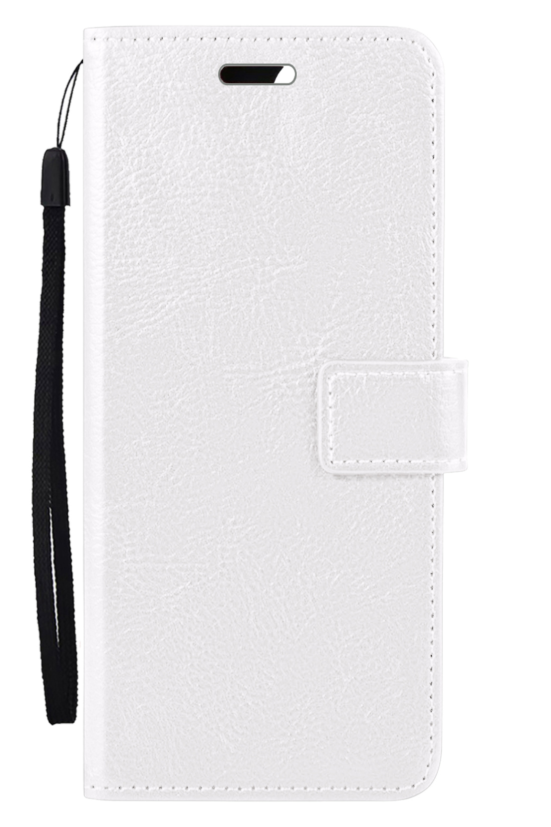Nomfy Hoesje Geschikt voor iPhone SE 2022 Hoes Bookcase Flipcase Book Cover - Hoes Geschikt voor iPhone SE (2022) Hoesje Book Case - Wit