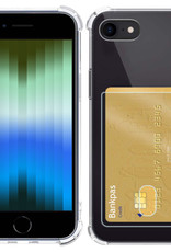 BASEY. Hoes Geschikt voor iPhone SE 2022 Hoesje Shock Proof Case Hoes - Hoesje Geschikt voor iPhone SE (2022) Hoes Cover Shockproof - Transparant