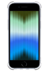 BASEY. Hoes Geschikt voor iPhone SE 2022 Hoesje Shock Proof Case Hoes - Hoesje Geschikt voor iPhone SE (2022) Hoes Cover Shockproof - Transparant