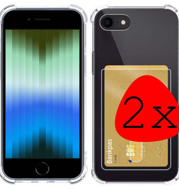 BASEY. BASEY. iPhone SE 2022 Hoesje Pashouder - 2 PACK