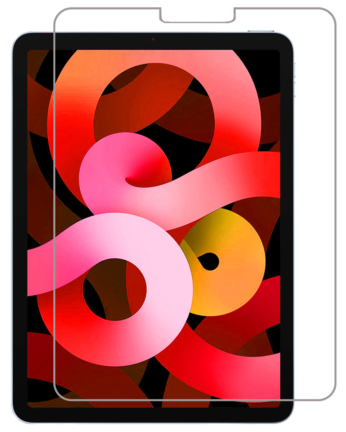 BASEY. Screenprotector Geschikt voor iPad Air 2022 Screenprotector Tempered Glass - Screenprotector Geschikt voor iPad Air 5 2022 Screen Protector Beschermglas