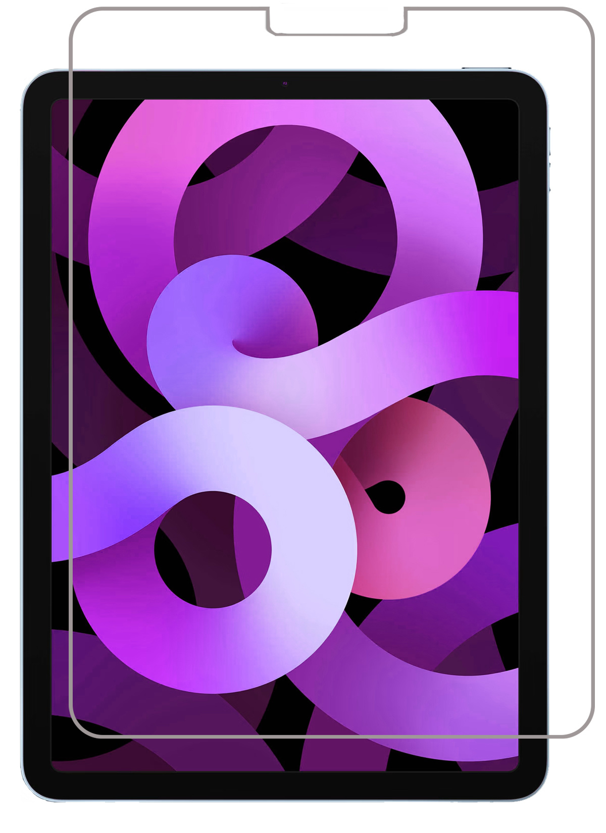 Nomfy Screenprotector Geschikt voor iPad Air 2022 Screenprotector Bescherm Glas - Screen Protector Geschikt voor iPad Air 5 2022 Screenprotector Tempered Glass