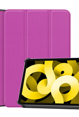 NoXx Hoesje Geschikt voor iPad Air 2022 Hoesje Case Hard Cover Hoes Book Case - Paars