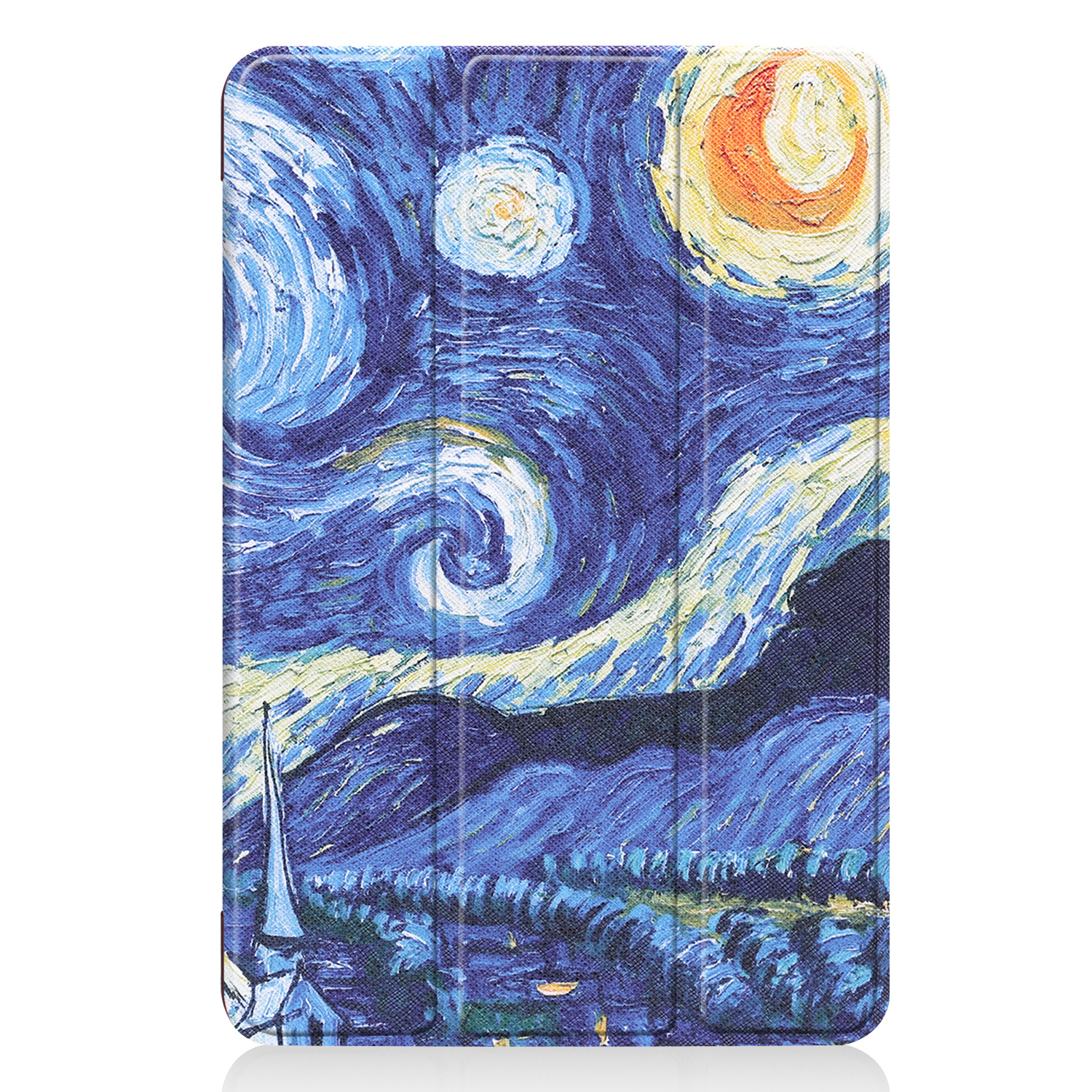 NoXx Hoesje Geschikt voor iPad Air 2022 Hoesje Case Hard Cover Hoes Book Case - Sterrenhemel