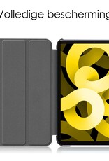 NoXx Hoesje Geschikt voor iPad Air 2022 Hoesje Case Hard Cover Hoes Book Case - Sterrenhemel