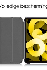 NoXx Hoesje Geschikt voor iPad Air 2022 Hoesje Case Hard Cover Hoes Book Case - Vlinders
