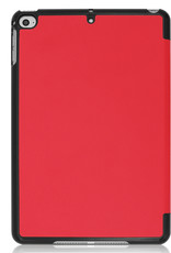 Nomfy Hoes Geschikt voor iPad Air 2022 Hoes Tri-fold Tablet Hoesje Case - Hoesje Geschikt voor iPad Air 5 2022 Hoesje Hardcover Bookcase - Rood