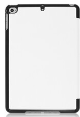 Nomfy Hoes Geschikt voor iPad Air 2022 Hoes Tri-fold Tablet Hoesje Case - Hoesje Geschikt voor iPad Air 5 2022 Hoesje Hardcover Bookcase - Wit