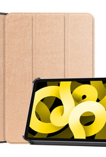 NoXx Hoesje Geschikt voor iPad Air 2022 Hoesje Case Hard Cover Hoes Book Case - Goud