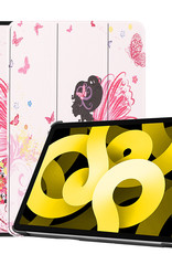 NoXx Hoesje Geschikt voor iPad Air 2022 Hoesje Case Hard Cover Hoes Book Case - Elfje