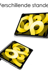 NoXx Hoesje Geschikt voor iPad Air 2022 Hoesje Case Hard Cover Hoes Book Case Met Screenprotector - Elfje