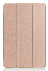 NoXx Hoesje Geschikt voor iPad Air 2022 Hoesje Case Hard Cover Hoes Book Case Met Screenprotector - Rosé goud