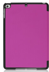 Nomfy Hoes Geschikt voor iPad Air 2022 Hoes Tri-fold Tablet Hoesje Case Met Screenprotector - Hoesje Geschikt voor iPad Air 5 2022 Hoesje Hardcover Bookcase - Paars