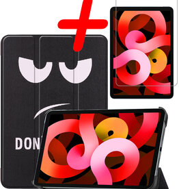 BASEY. BASEY. iPad Air 5 Hoesje Met Screenprotector - Don't Touch Me