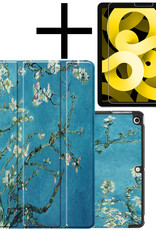 NoXx Hoesje Geschikt voor iPad Air 2022 Hoesje Case Hard Cover Hoes Book Case Met Screenprotector - Blokken