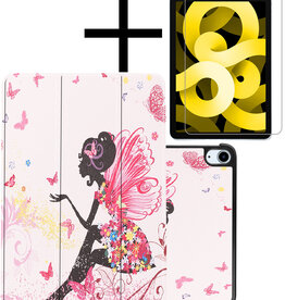 NoXx NoXx iPad Air 5 Hoesje Met Screenprotector - Elfje