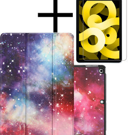 NoXx NoXx iPad Air 5 Hoesje Met Screenprotector - Galaxy