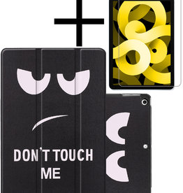 NoXx NoXx iPad Air 5 Hoesje Met Screenprotector - Don't Touch Me