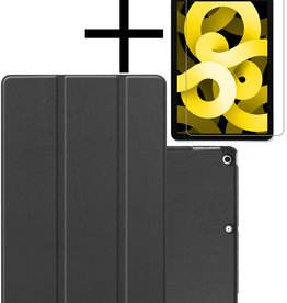 NoXx NoXx iPad Air 5 Hoesje Met Screenprotector - Zwart