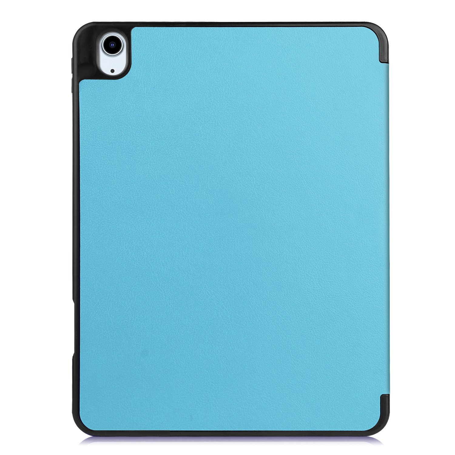 BASEY. iPad Air 5 2022 Hoes Case Hoesje Licht Blauw Uitsparing Apple Pencil iPad Air 2022 10.9 Inch