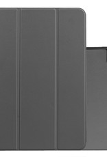 NoXx Hoesje Geschikt voor iPad Air 2022 Hoesje Case Hard Cover Hoes Book Case Met Uitsparing Geschikt voor Apple Pencil - Grijs