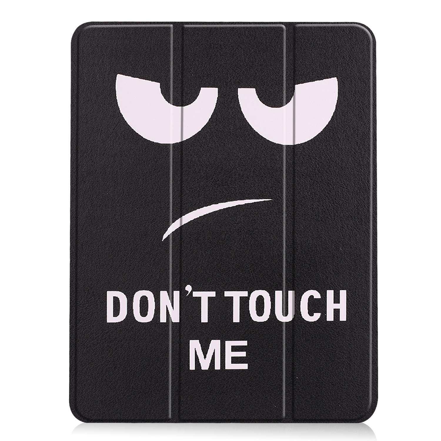 Nomfy Hoes Geschikt voor iPad Air 2022 Hoes Tri-fold Tablet Hoesje Case Met Uitsparing Geschikt voor Apple Pencil - Hoesje Geschikt voor iPad Air 5 2022 Hoesje Hardcover Bookcase - Don't Touch Me