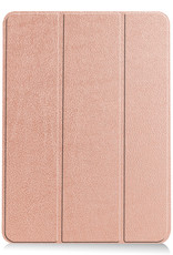 Nomfy iPad Air 5 2022 Hoesje 10.9 inch Case Met Apple Pencil Uitsparing Rosé Goud - iPad Air 2022 Hoes Hardcover Hoesje Rosé Goud Bookcase