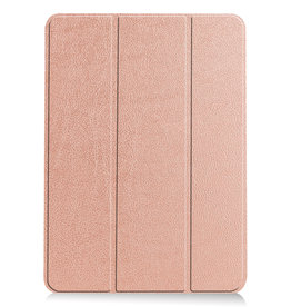 Nomfy Nomfy iPad Air 5 Hoesje Met Uitsparing Apple Pencil - Rose Goud