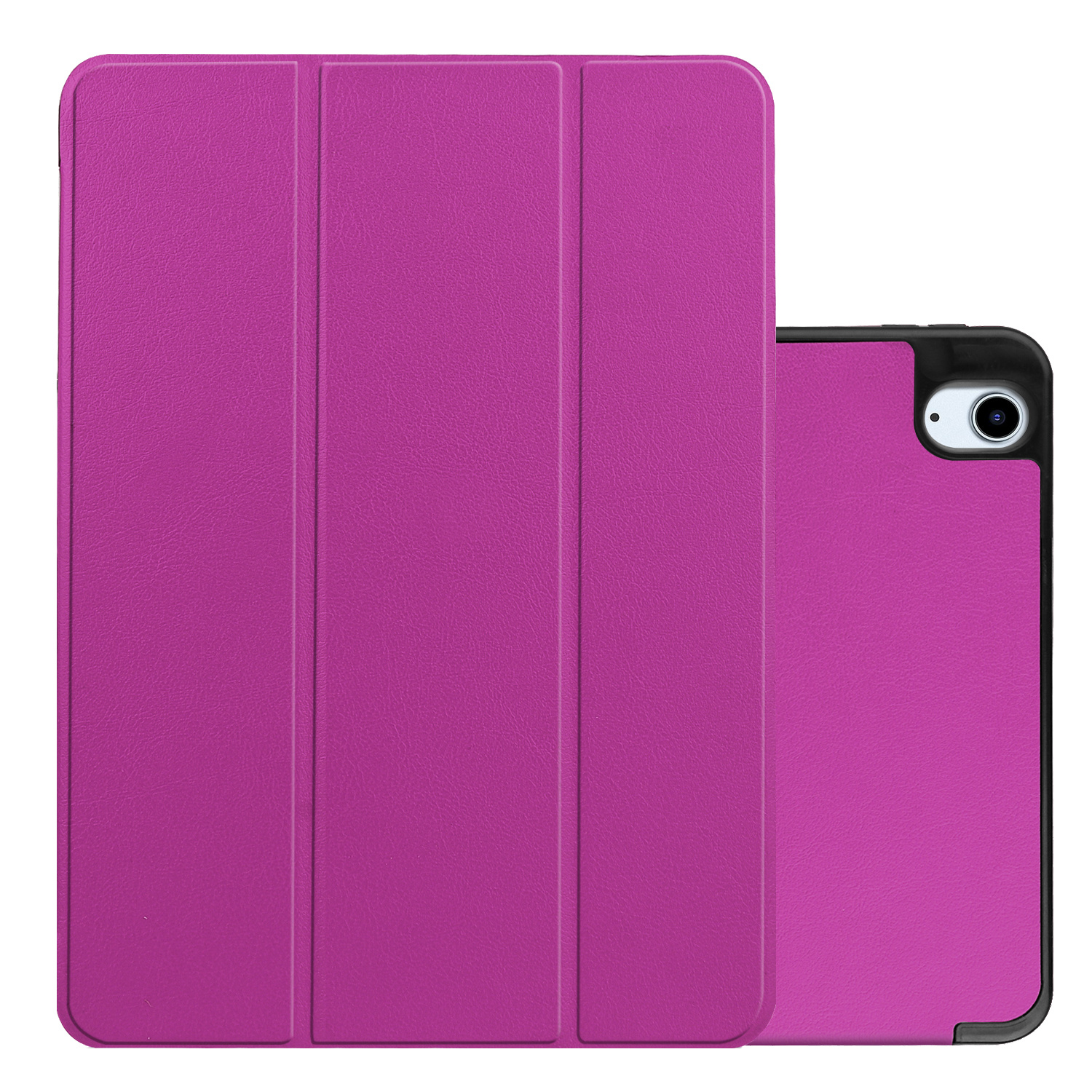 NoXx Hoesje Geschikt voor iPad Air 2022 Hoesje Case Hard Cover Hoes Book Case Met Uitsparing Geschikt voor Apple Pencil - Paars