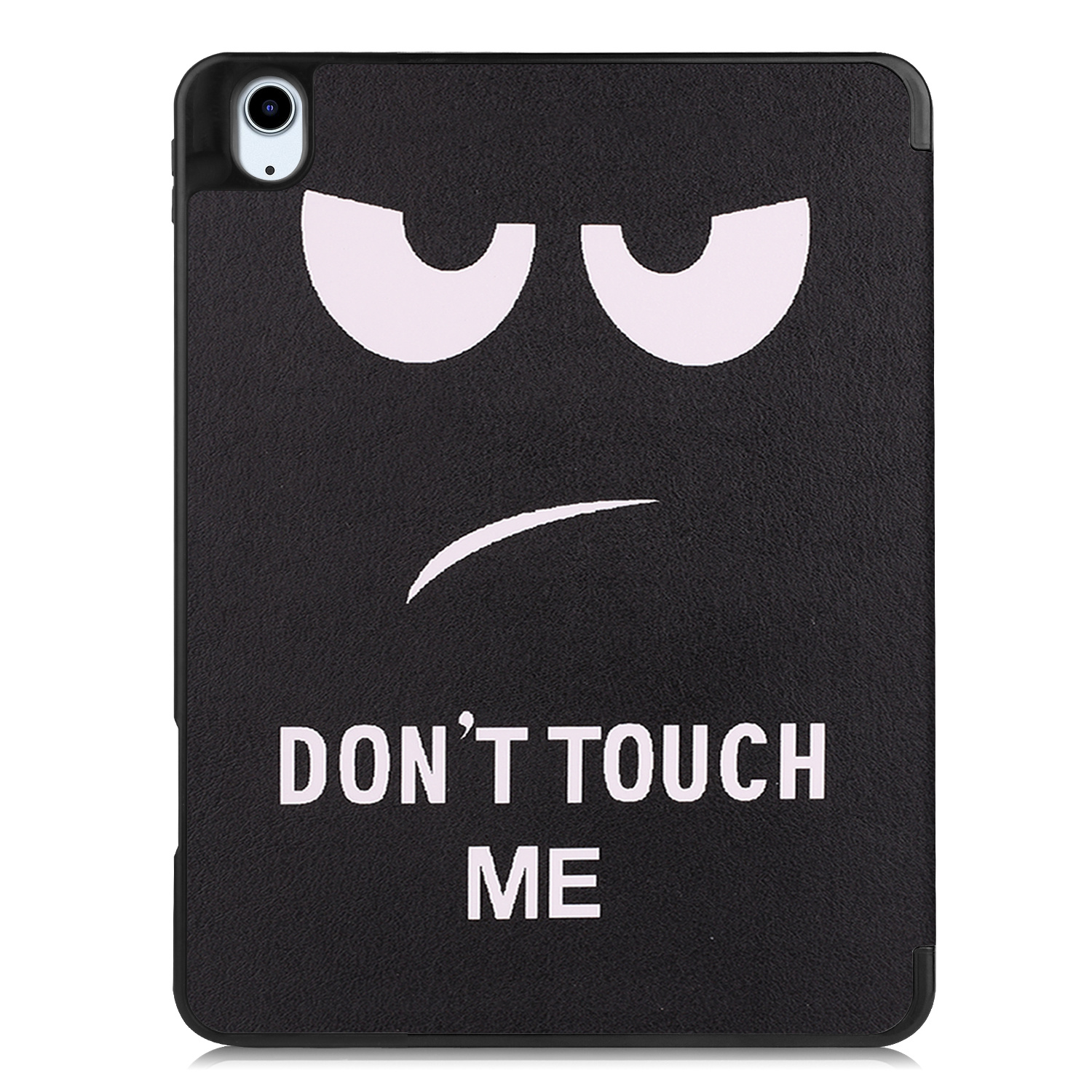 NoXx iPad Air 2022 10.9 inch Hoesje Case Met Apple Pencil Uitsparing iPad Air 5 Hoes Don't Touch Me