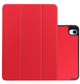 NoXx NoXx iPad Air 5 Hoesje Met Uitsparing Apple Pencil - Rood