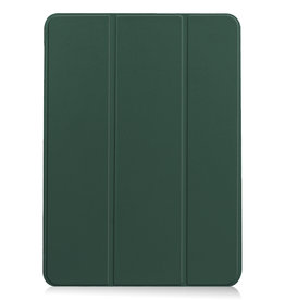 Nomfy Nomfy iPad Air 5 Hoesje Met Uitsparing Apple Pencil - Donkergroen